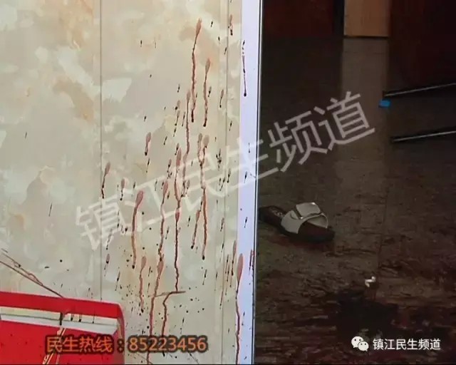 在丹阳市一足疗店发生砍人案件